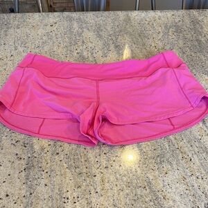 Lululemon speed up,  size 12, Women's Pink Athletic Shorts